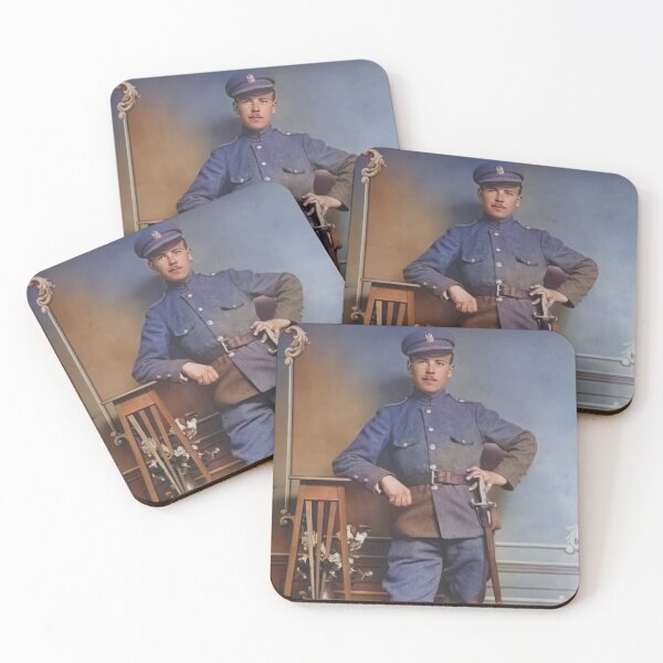 Item preview, Vintage Polish Soldier Portrait – Early 1900s designed and sold by TomHeritage.