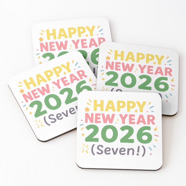 Item preview, Happy New Year 2026 – Colorful Festive Design six seven designed and sold by Stellar Worshop.