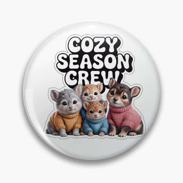 Item preview, Cozy Season Crew – Photorealistic Winter Animals Sticker designed and sold by MTeesGA.