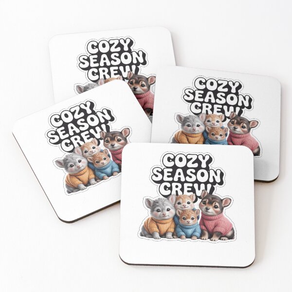 Item preview, Cozy Season Crew – Photorealistic Winter Animals Sticker designed and sold by MTeesGA.