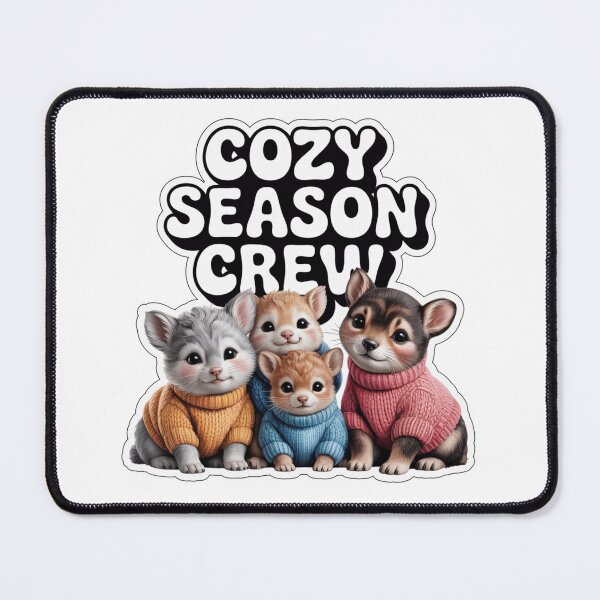 Item preview, Cozy Season Crew – Photorealistic Winter Animals Sticker designed and sold by MTeesGA.