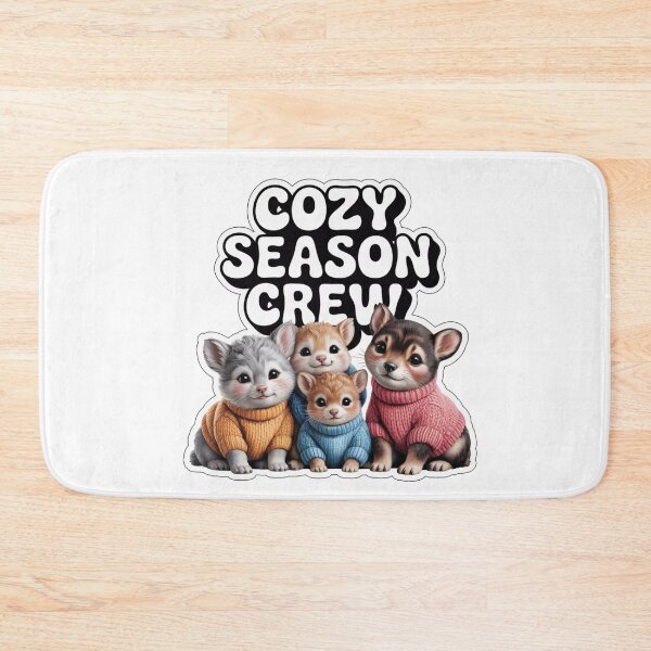 Item preview, Cozy Season Crew – Photorealistic Winter Animals Sticker designed and sold by MTeesGA.