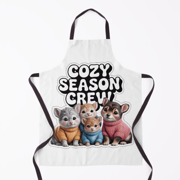 Item preview, Cozy Season Crew – Photorealistic Winter Animals Sticker designed and sold by MTeesGA.