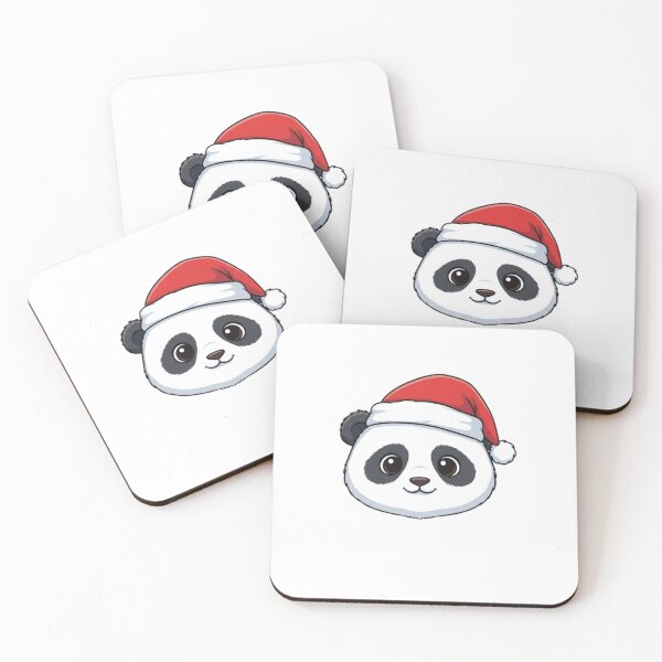 Item preview, Cute Baby Panda Face in Santa Hat | Cute Christmas designed and sold by PFS-.