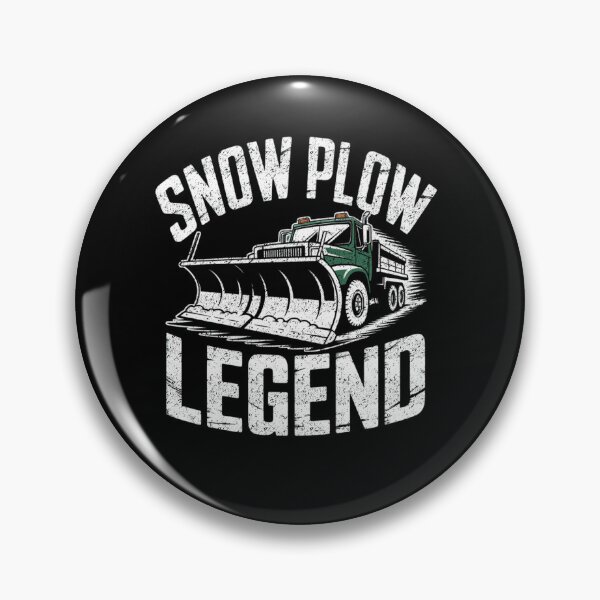 Item preview, Snow Plow Legend Winter Service Driver  designed and sold by FreshVibe Prints.