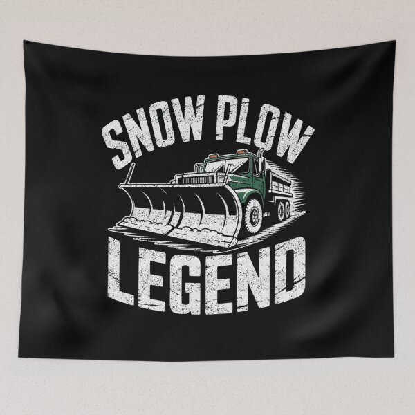 Item preview, Snow Plow Legend Winter Service Driver  designed and sold by FreshVibe Prints.