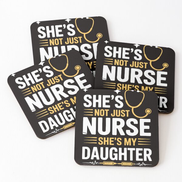 Item preview, My Daughter Is A Nurse Proud Nurse's Mom Dad RN LPN Family designed and sold by MelSurf.