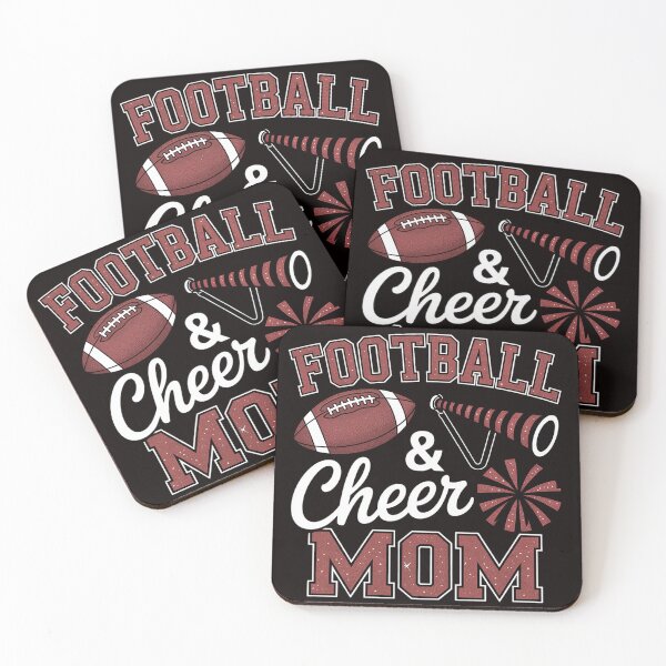 Item preview, Loud Proud Football And Cheer Mom Cheerleader Mom Mama Red designed and sold by MelSurf.