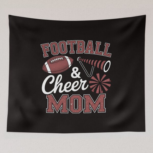 Item preview, Loud Proud Football And Cheer Mom Cheerleader Mom Mama Red designed and sold by MelSurf.
