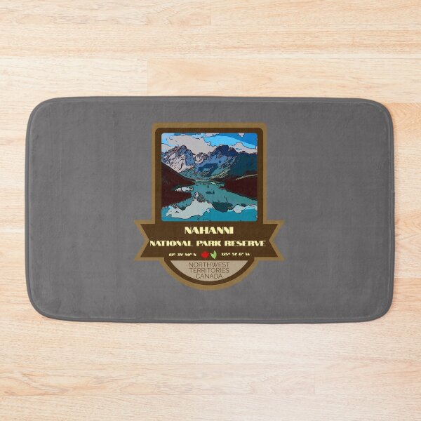 Item preview, Nahanni National Park Reserve Vintage Retro Sticker – Canada National Park Badge Design designed and sold by RouseDesigns.