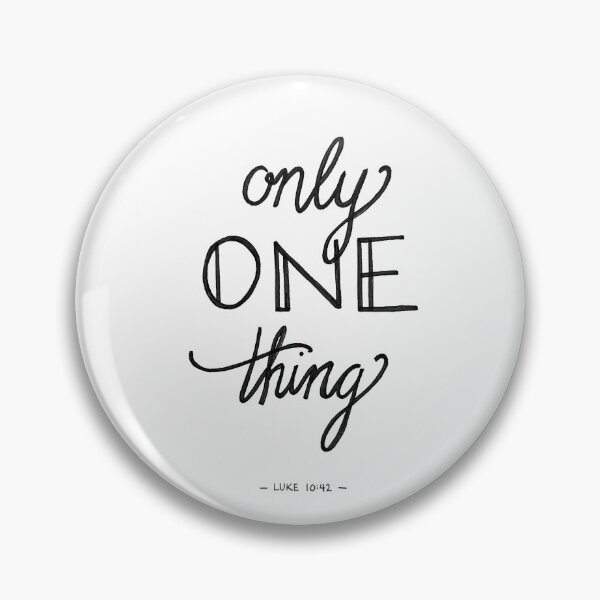 Item preview, Only One Thing Calligraphy Art designed and sold by Full Quiver Design Company.