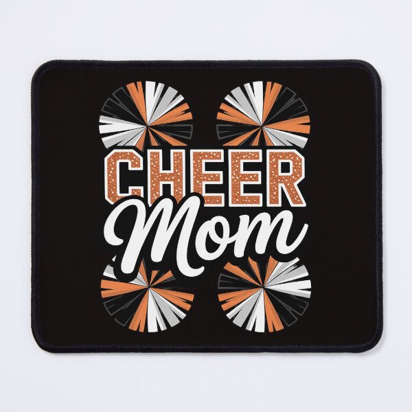 Item preview, Loud Proud Cheer Mom Mama Cheerleading Orange Pom Poms designed and sold by MelSurf.