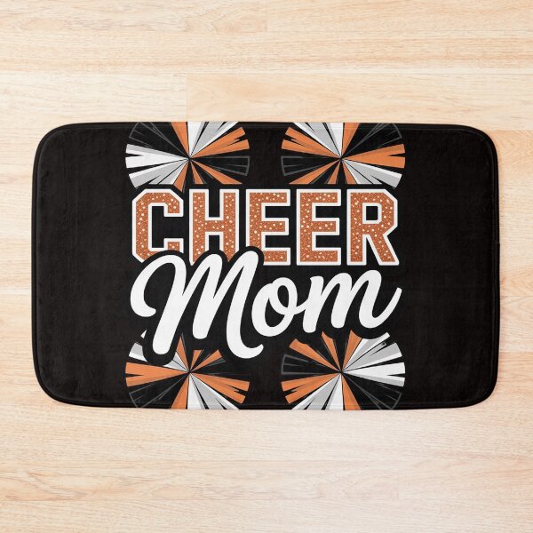 Item preview, Loud Proud Cheer Mom Mama Cheerleading Orange Pom Poms designed and sold by MelSurf.