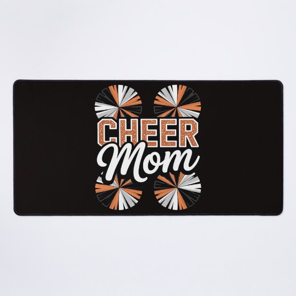 Item preview, Loud Proud Cheer Mom Mama Cheerleading Orange Pom Poms designed and sold by MelSurf.