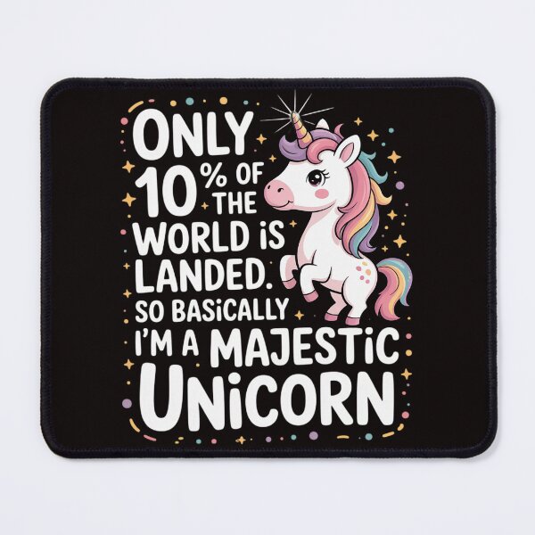 Item preview, Left Handed for Proud Lefty People Unicorn designed and sold by MelSurf.