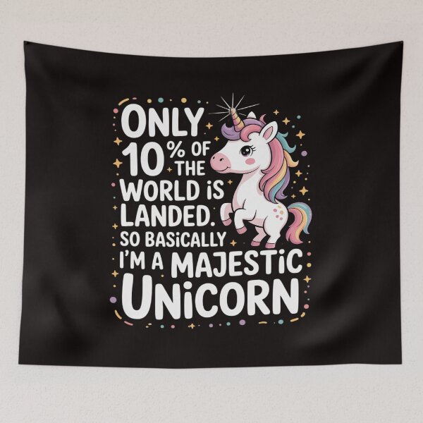 Item preview, Left Handed for Proud Lefty People Unicorn designed and sold by MelSurf.