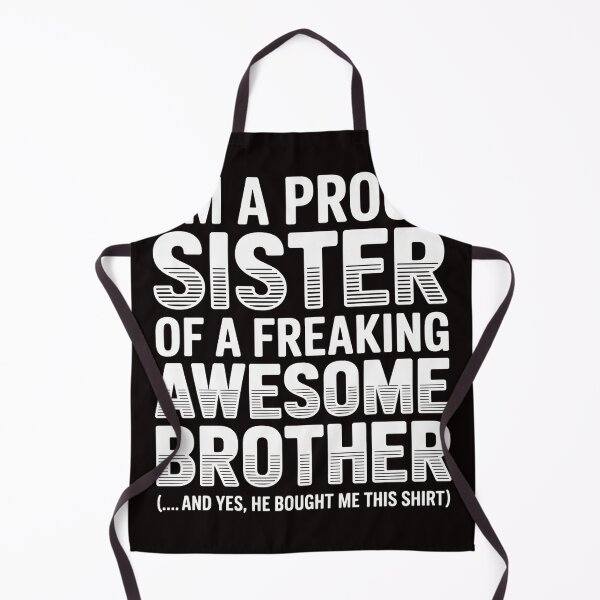 Item preview, Im a Proud Sister Awesome Brother - Sister designed and sold by MelSurf.