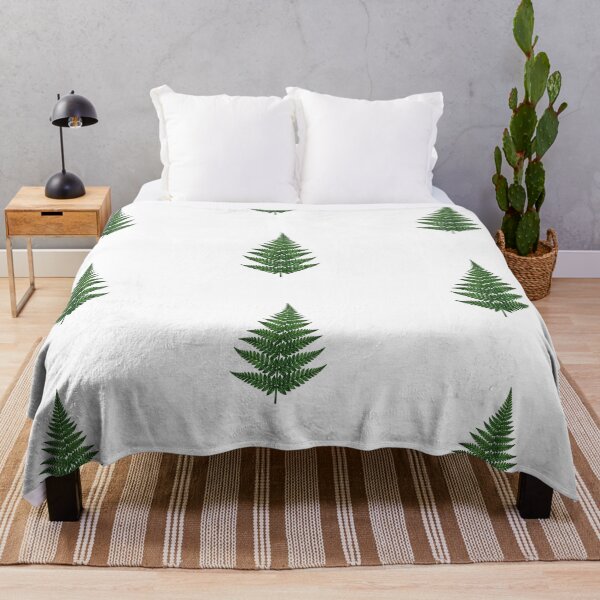 Item preview, Jungle fern, realistic, botanical, plant design, rich green tones, detailed, white designed and sold by DarkNight9.