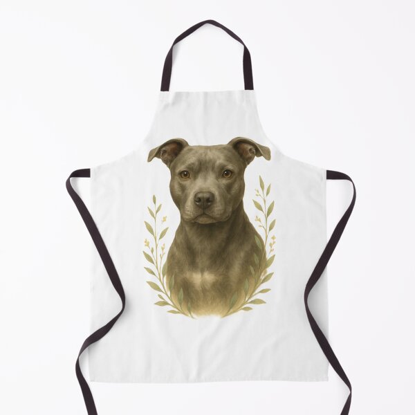 Item preview, Blue Grey Pit Bull Grace designed and sold by TheJoyfulPen.