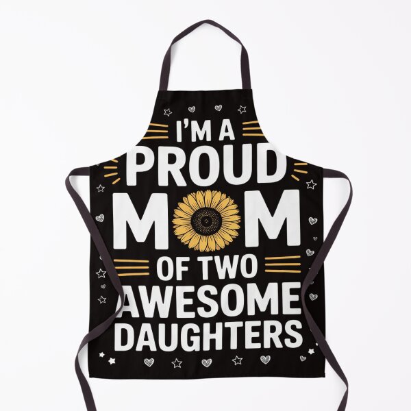Item preview, I'm a proud mom of two awesome daughters mother's day women designed and sold by MelSurf.