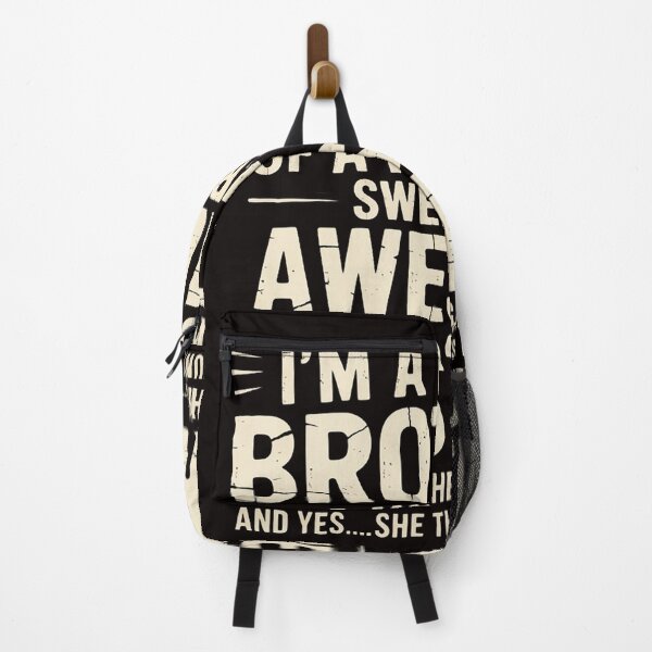 Item preview, I'm A Proud Brother Of A wonderful Sweet And Awesome Sister designed and sold by MelSurf.