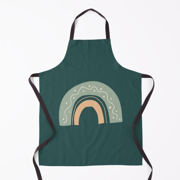 Item preview, Boho Green Rainbow With Soft Patterns designed and sold by LOUBNEY.