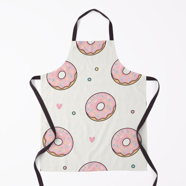 Item preview, Kawaii Pink Donut Pattern designed and sold by EsenciaZen.