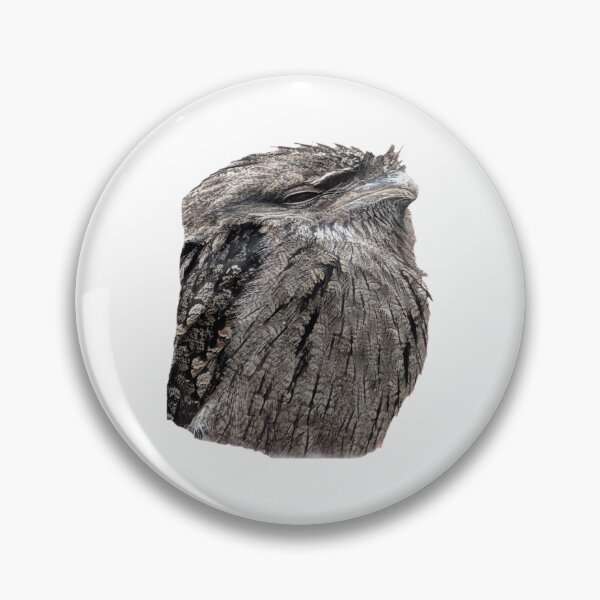 Item preview, grumpy tawny frogmouth designed and sold by FederalFeathers.