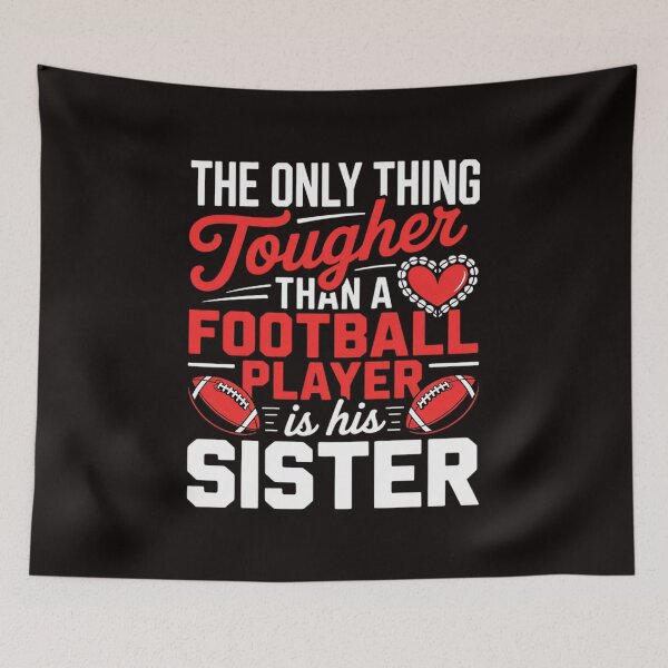 Item preview, Football Sister Proud Football Player's Sister Football Sis designed and sold by MelSurf.