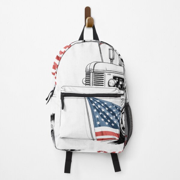 Item preview, Farm Tractor Proud Farmer Patriotic American Flag Tractor designed and sold by MelSurf.