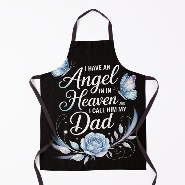 Item preview, Dad I Have an Angel in Heaven Proud Family Memorial designed and sold by MelSurf.