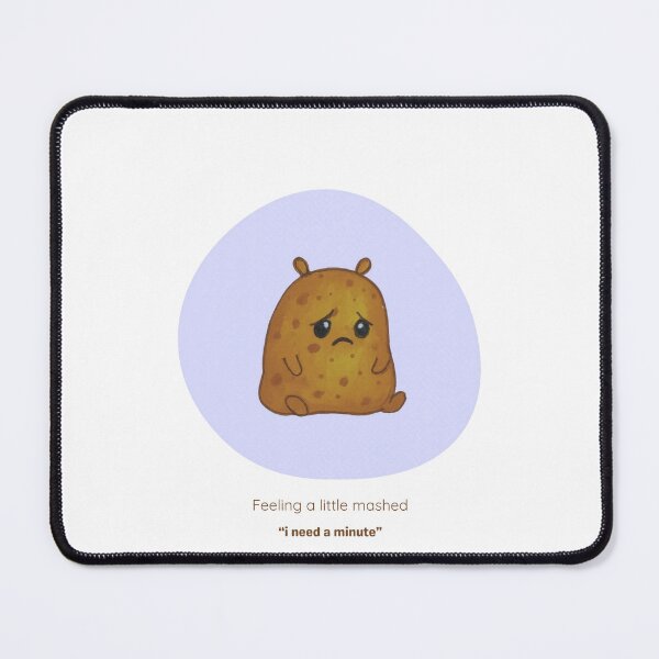 Item preview, Feeling a Little Mashed – Sad Potato Kawaii Design designed and sold by JA-1994.