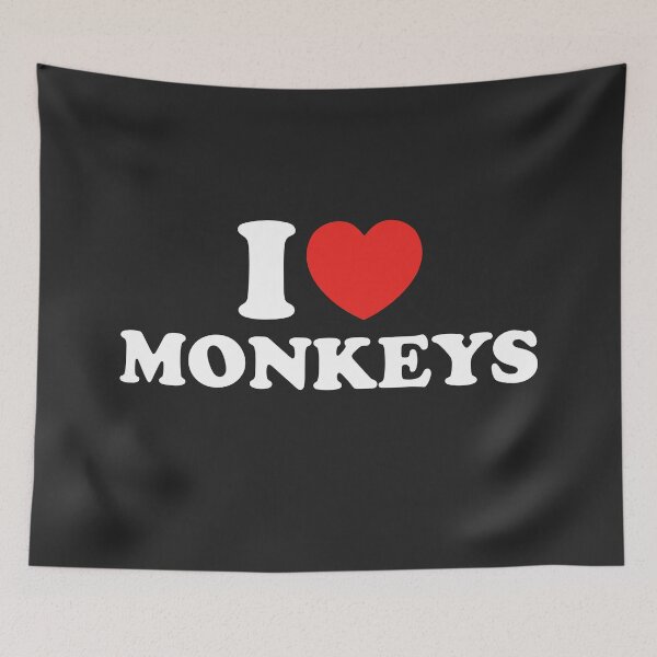 Item preview, I Love Monkeys designed and sold by shitpostee.