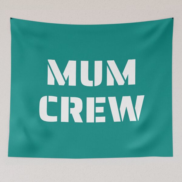 Item preview, Mum Crew, Stencil Font, Support, Quotes  designed and sold by AASparksDesigns.