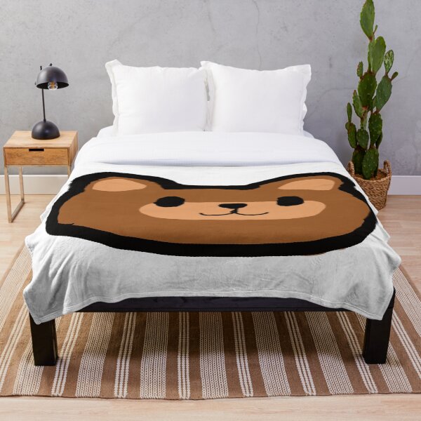 Item preview, Cute Brown Bear Face – Naive Childlike Doodle Illustration (Transparent Background) designed and sold by InFrameVision.