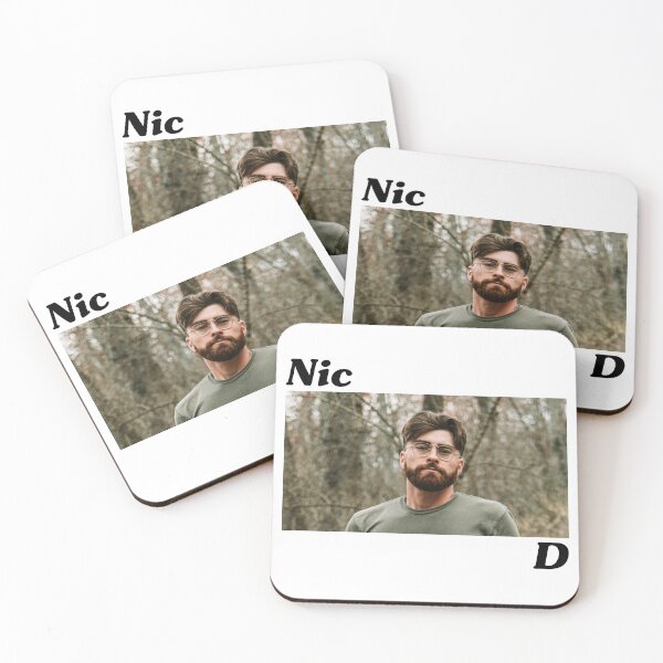 Item preview, Nic D music album cover art typography designed and sold by ARTeez⭐️⭐️⭐️⭐️⭐️.