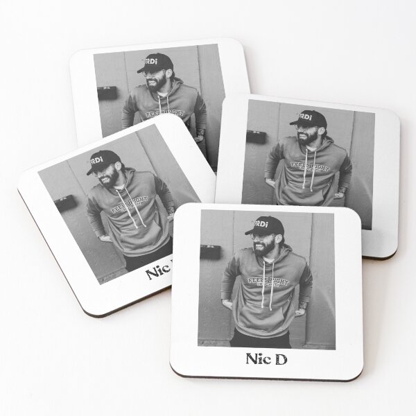Item preview, Nic D music album cover art typography designed and sold by ARTeez⭐️⭐️⭐️⭐️⭐️.