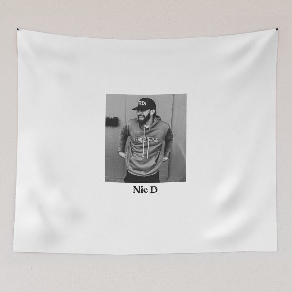 Item preview, Nic D music album cover art typography designed and sold by ARTeez⭐️⭐️⭐️⭐️⭐️.