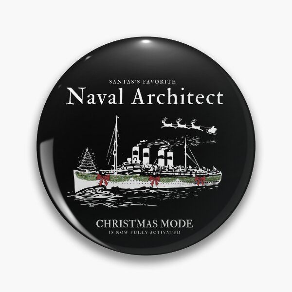 Item preview, Santas's Favorite Naval Architect Christams Mode Is Now Fully Activated designed and sold by SunflakeStudio.