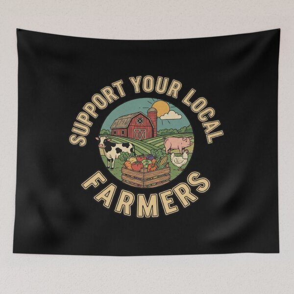 Item preview, Support Your Local Farmers designed and sold by Guess4best.
