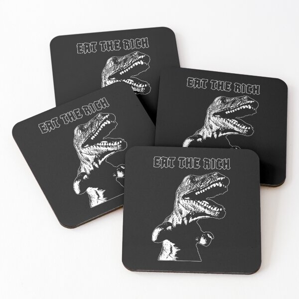 Item preview, EAT THE RICH. BLACK/WHITE. designed and sold by 5hertz.