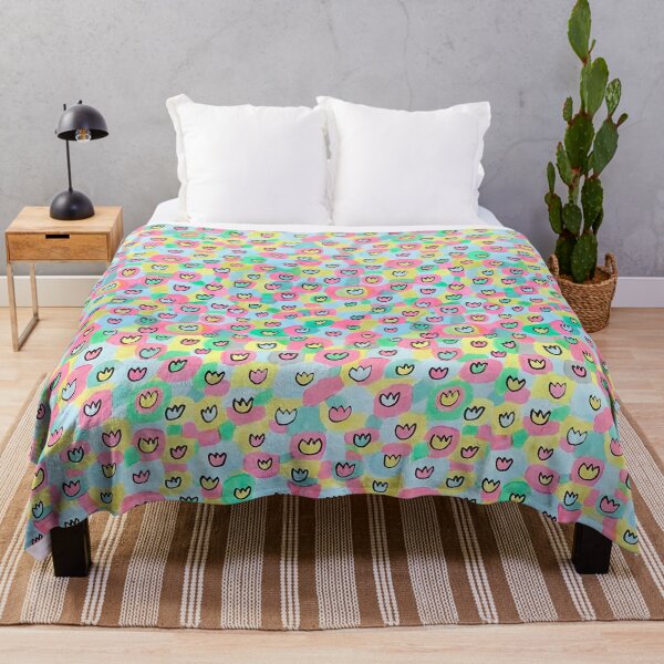 Item preview, Tulips in pink, yellow and blue designed and sold by Sossie Vanek.
