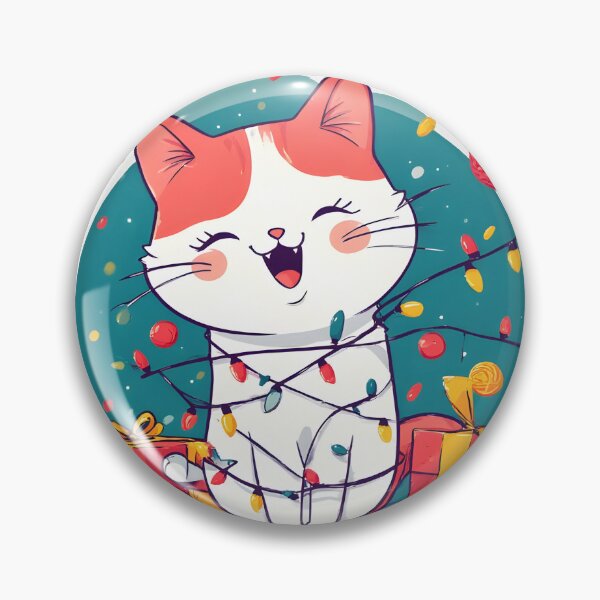 Item preview, Gleeful Glow Cat designed and sold by Avina Intelligence.