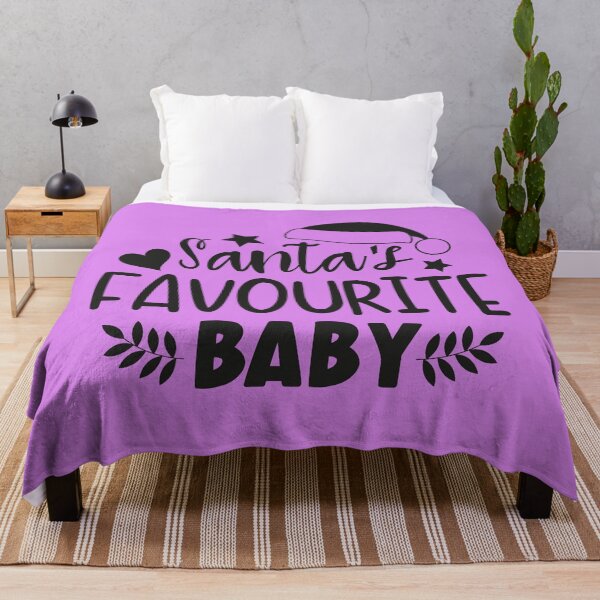 Item preview, Santa’s Favourite Baby – Cute Christmas Baby Typography Design designed and sold by ArtBySylvia.