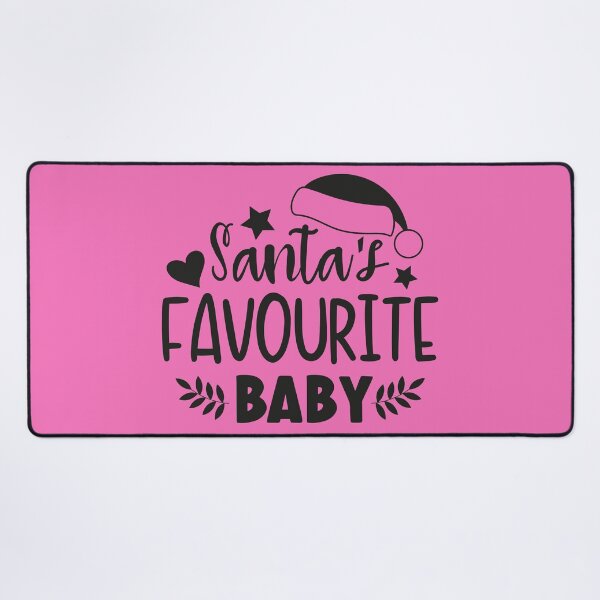 Item preview, Santa’s Favourite Baby – Cute Christmas Baby Typography Design designed and sold by ArtBySylvia.