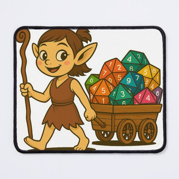 Item preview, Cute Dice Obsessed Creature designed and sold by P.Squared.