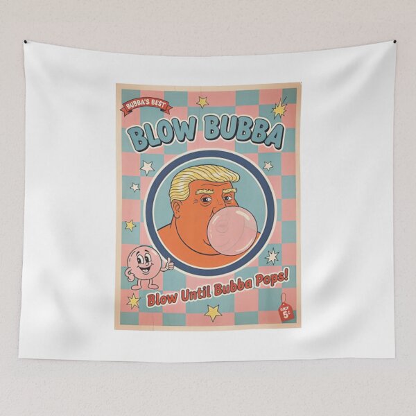 Item preview, Trump Blow Bubba Retro Bubble Gum Cartoon designed and sold by moabeArtistic.