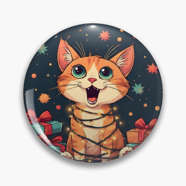 Item preview, Festive Feline Frenzy designed and sold by Avina Intelligence.