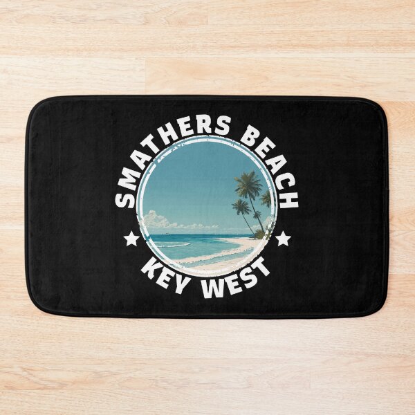 Item preview, Smathers Beach - Key West (with White Lettering) designed and sold by VelvetRoom.