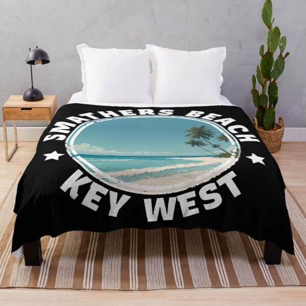 Item preview, Smathers Beach - Key West (with White Lettering) designed and sold by VelvetRoom.